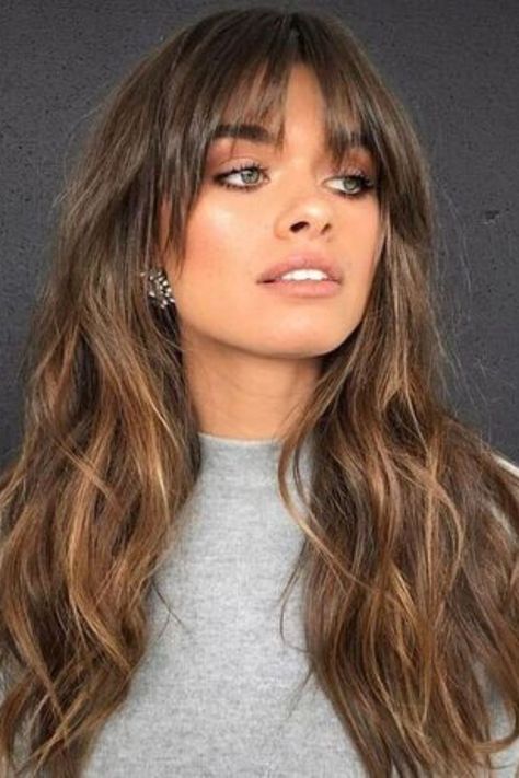 Bangs With Medium Hair, Fringe Hairstyles, Long Hair With Bangs, Haircuts For Long Hair, Short Hair With Bangs, Haircuts With Bangs, Medium Hair Cuts, Curtain Bangs, Long Hair Cuts