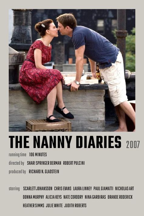 Nanny Diaries, The Nanny Diaries, Romance Movie Poster, Best Teen Movies, Romcom Movies, Diary Movie, Movies To Watch Teenagers, French Movies, The Nanny