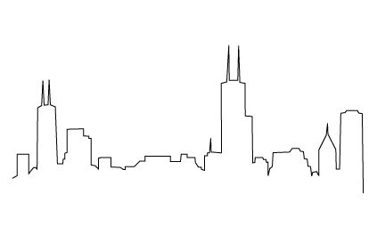 42 Awesome chicago skyline outline clip art Chicago Skyline Drawing, Chicago Skyline Tattoo, Chicago Skyline Silhouette, Chicago Decor, City Sketches, Boho Tattoo, Skyline Tattoo, Skyline Drawing, Chicago Tattoo