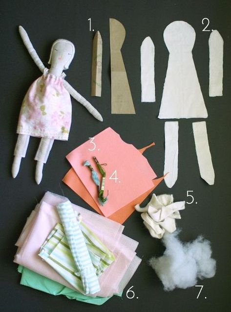 Doll Making Ideas, Vintage Rag Doll, Rag Doll Tutorial, Diy Rag Dolls, Doll Patterns Free, Homemade Dolls, Rag Doll Pattern, Rag Dolls Handmade, Doll Sewing Patterns