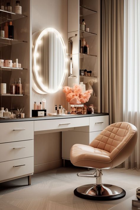 Bedroom Design Styles, Dressing Table Design, Makeover Bedroom, Annual Sale, Vanity Design, Bedroom Vanity, Vanity Decor, Vanity Storage, Room Makeover Bedroom