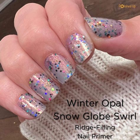 Color Street Spotlight, Winter Opal Color Street, Winter Opal Color Street Combo, Color Street Winter Nails, Color Street Nails Combos 2024, Winter Color Street Nails Ideas, Color Street Winter Combos, Colorstreet Combos, Mani Ideas