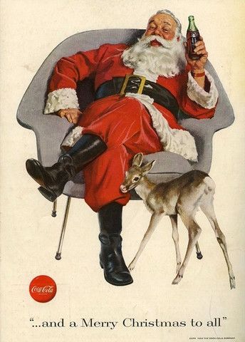 Modern Icons: The Womb Chair 1946 - ebarza Coke Santa, Coca Cola Santa Claus, Coke Ad, Coca Cola Santa, Santa Klaus, Coca Cola Christmas, Coca Cola Ad, Vintage Coke, Postal Vintage