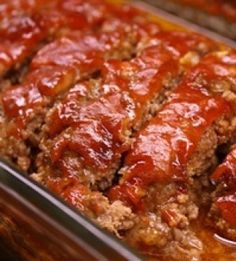 Simple Meatloaf, Brown Sugar Meatloaf, Good Meatloaf Recipe, Best Meatloaf, Easy Meatloaf, Loaf Recipes, Meatloaf Recipes, Beef Dishes, Comfort Foods