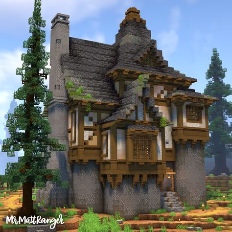 Minecraft Tavern, Taverna Medieval, Minecraft Medieval Buildings, Minecraft Temple, Medieval Tavern, Minecraft Building Blueprints, Minecraft Kingdom, Rumah Minecraft Sederhana, Minecraft Structures