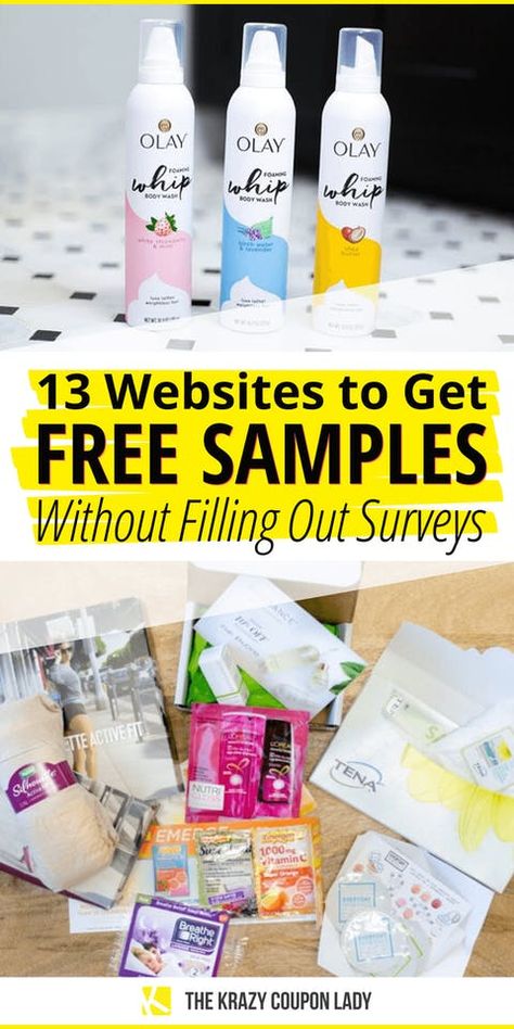 13 Sites to Get Free Samples Without Filling Out Surveys - The Krazy Coupon Lady Apps That Give You Free Stuff, Free Stuff By Mail No Surveys, Free Samples By Mail No Surveys, Free Beauty Samples Mail, Craft Room Ideas On A Budget, Free Subscription Boxes, Free Samples Without Surveys, Free Craft Supplies, Free Coupons Online