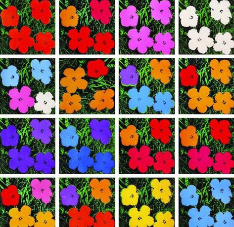 Warhol Flowers, Pop Art Andy Warhol, Warhol Paintings, Andy Warhol Flowers, Art Andy Warhol, Andy Warhol Pop Art, Andy Warhol Art, Warhol Art, The Velvet Underground