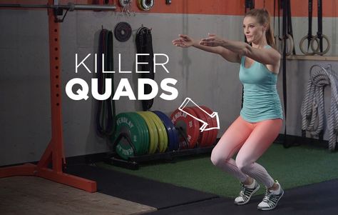 Quad Isolation Exercise, Quads At Home, Best Quad Exercises, Quad Strengthening, Movement Practice, Body Sculpting Workouts, Workouts Exercises, Toning Exercises, 12 Minute Workout