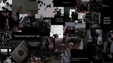 Dark Luxury Aesthetic Wallpaper, Visionboard Aesthetic, Vision Board Collage, Money Luxury, Gym Wallpaper, Dark Visions, 2560x1440 Wallpaper, Graduation Money, Vision Board Wallpaper