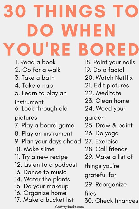 Here things to do when bored at home. These activities will keep you away from being extra bored and make staying at home a little more interesting. #boredathome Diy Study Table, Bored Jar, Diy Bird Bath, Bored At Home, 100 Things To Do, Painted Pots Diy, What To Do When Bored, Things To Do At Home, Diy Crafts For Adults