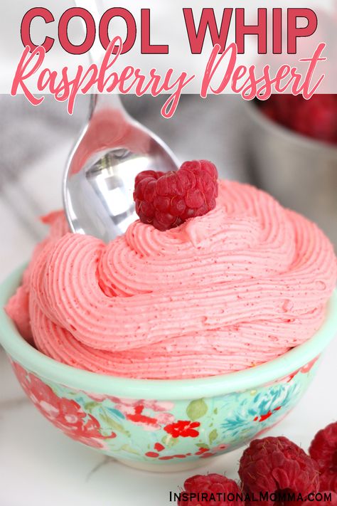 Raspberry Whip, Jello Flavors, Dole Whip Recipe, Cool Whip Desserts, Jello Salads, Jello Dessert Recipes, Raspberry Desserts, Fluff Desserts, Jello Desserts