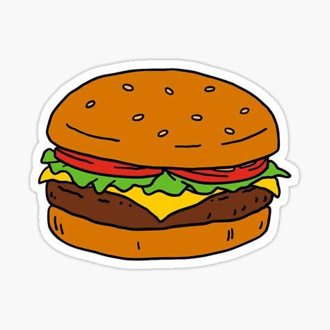 Bobs Burgers Characters, Burger Cartoon, King Png, King Tattoos, Kitchen Planner, Boys Sticker, Bob's Burgers, Tumblr Stickers, Scrapbook Book