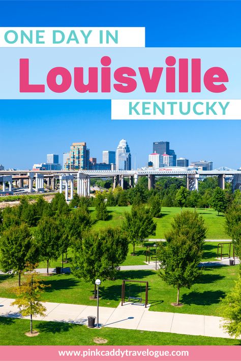 Planning a trip to the home of bourbon and horse racing? Check out this itinerary for one day in Louisville - includes Churchill Downs, the Louisville Slugger factory, walking tours, and more! #louisville #kentucky #usa #kentuckyderby Kentucky Vacation, Glacier National Park Trip, Kentucky Travel, Southern Travel, Travel Bucket List Usa, Louisville Slugger, Churchill Downs, Us Road Trip, Louisville Kentucky