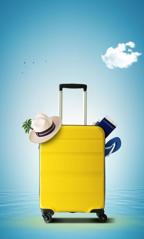 Luggage Aesthetic Airport, Travel Bags Aesthetic, Travel Luggage Aesthetic, Luggage Packing Tips, Airport Girl, Luggage Packing List, Luggage Aesthetic, Kitty Party Themes, Travel Advertising Design