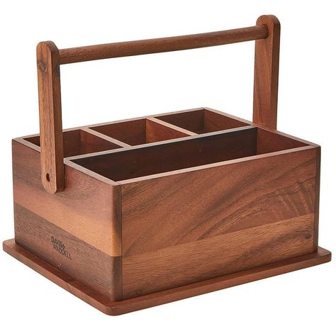 Wholesale Acacia Wood Flatware Holder Utensil Caddy Tray Wood Picnic Basket Bbq Basket Bbq Caddy, Picnic Caddy, Wood Work Ideas, Flatware Holder, Picnic Box, Utensil Caddy, Tray Wood, Floral Wallpaper Phone, Carpentry Diy