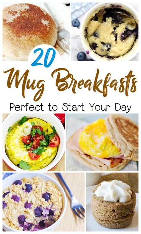 Cooking For One Breakfast, Oatmeal In A Cup Microwave, Breakfast Mug Muffins, Easy Mug Breakfast, Quick Microwave Breakfast, Healthy Breakfast In A Mug, Easy Microwave Mug Recipes, Quick And Easy Breakfast Recipes For One, Easy Chef Recipes