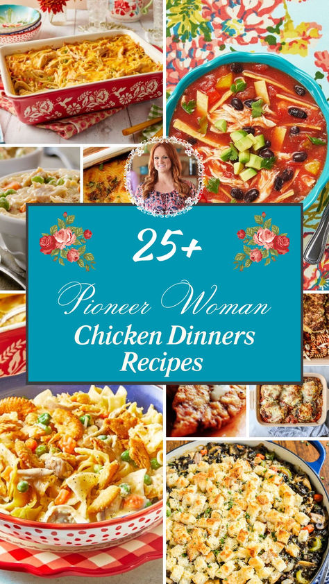 25+ Pioneer Woman Chicken Dinners Recipes Pioneer Woman Rotisserie Chicken Recipes, Pioneer Woman Easy Dinner Recipes, Pioneer Woman Recipes Easy, Ree Drummond Recipes Dinners, Pioneer Woman Recipes Casserole, Pioneer Woman Recipes Dinner Main Courses, Precooked Chicken Recipes, Reames Chicken And Noodles, Pioneer Woman Recipes Chicken