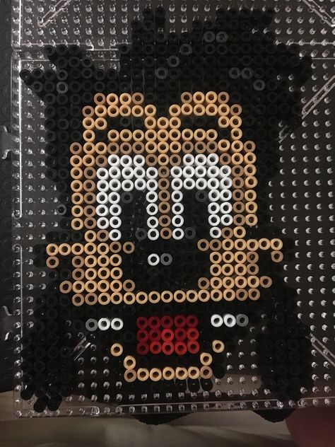 #perler #perlerbeads #perlerbeadart #hamaperler #hamabeads #perleplader #kreativ #creative #max #goofy #disney 90s Cartoon Perler Beads, Cartoon Perler Bead Patterns, Goofy's Son, Perler Bead Characters, Disney Perler Bead Patterns, Perler Wall, Max Goofy, Miki Mouse, Magnet Ideas