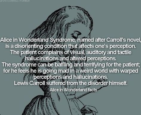 Alice In Wonderland Syndrome, Go Ask Alice, Alice Book, Alice And Wonderland Quotes, Alice And Wonderland, Wonderland Quotes, Alice Madness, Alice In Wonderland Theme, Down The Rabbit Hole