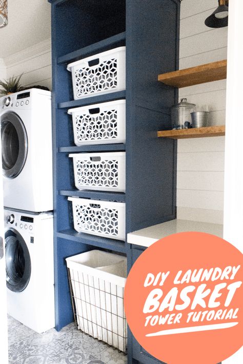 Diy Laundry Basket, Laundy Room, Dream Laundry Room, Laundry Room Layouts, Laundry Room Renovation, Laundry Room Remodel, Laundry Room Inspiration, Laundry Closet, Laundry Decor