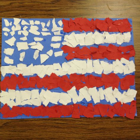 4th of July art project-fine motor skills July Fourth Preschool Crafts, American Flag Crafts For Toddlers, Veterans Day Craft Preschool, American Flag Art For Kids, Patriotic Art Projects For Kids, 4th Of July Art Projects, Flag Day Crafts, 4th Crafts For Kids, Art Projects For School