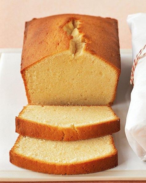 Cream-Cheese Pound Cakes-- Freeze up to 3 months Best Pound Cake Recipe, Cream Cheese Pound Cake Recipe, Cheese Pound Cake, Popular Dessert, Martha Stewart Recipes, Loaf Cakes, Cream Cheese Pound Cake, Ayam Bakar, Pound Cake Recipe