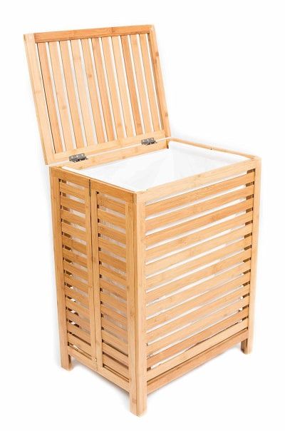 Ditch Your Old Laundry Hamper for These Stylish Picks Laundry Sorter Hamper, Smelly Clothes, Laundry Basket With Lid, Laundry Hamper With Lid, Yellow Bamboo, Laundry Hampers, Laundry Sorter, Basket With Lid, Clothes Hamper