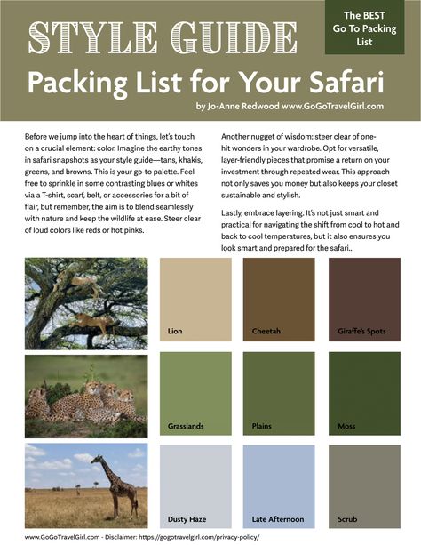 Safari Travel Packing - The best go to packing list for safari travel - Think Kenya, Tanzania, Masai Mara - or South America, Australia. Safari Packing List Kenya, Safari Packing List South Africa, Tanzania Packing List, Kenya Packing List, Kenya Safari Masai Mara, Safari Clothing, Masai Mara Safari, Africa Holiday, Africa Outfits