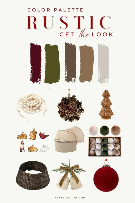 A Guide To The Best Christmas Colors For Your Home Decor | Fynes Designs Christmas Color Ideas, Christmas Color Schemes, Christmas Colour Schemes, Christmas Color Palette, Handmade Holiday Gifts, Bedroom Crafts, Christmas Color, 2024 Christmas, Xmas Ideas