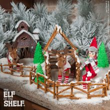 Ideas for Scout Elves | The Elf on the Shelf Christmas Reflections, Elf Pets, Find Santa, Elf Magic, The Elf On The Shelf, Barn Wood Crafts, Elf Fun, Christmas Rock, Snowman Tree