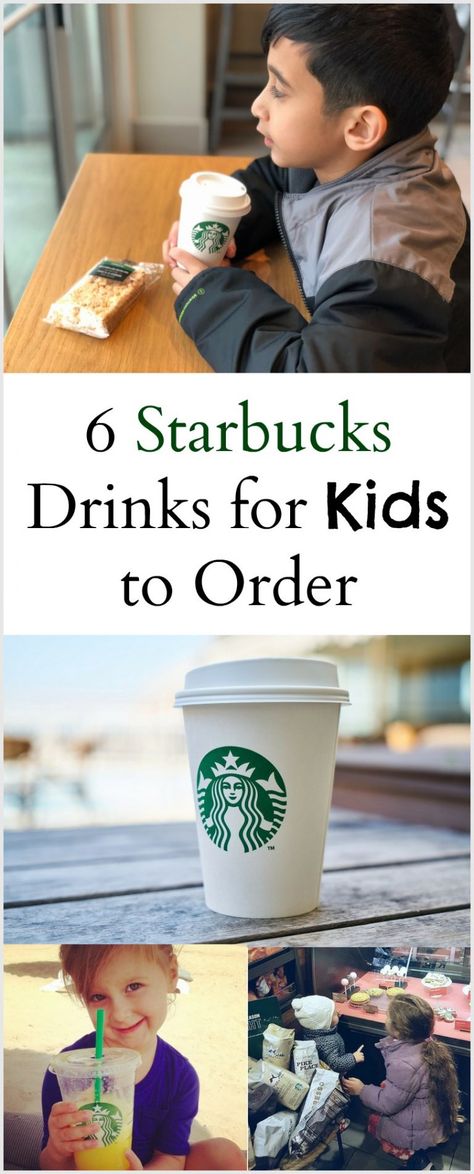 6 Starbucks Drinks for Kids to Try Starbucks Kids Drinks, 5 Starbucks Drinks, Starbucks Drinks For Kids, Drinks For Kids, Healthy Starbucks Drinks, Winter Drink, Starbucks Secret Menu Drinks, Starbucks Menu, Healthy Starbucks