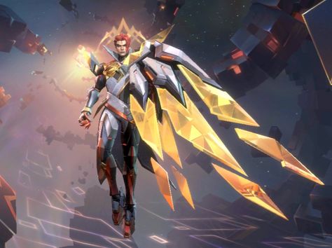 Yu Zhong Mobile Legends, Mlbb Yu Zhong Skin, Mlbb Moskov Epic, Mlbb Chou Stun Skin, Leomord Epic Skin, Chad Image, Sci Fi Anime, Gold Dragon, Vector Artwork