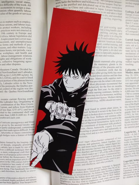 Dm to order @_.merakii Jjk Bookmark, Anime Bookmarks Ideas, Manga Bookmark, Anime Bookmarks, Broken Book, Disney Canvas Art, Creative Bookmarks, Instruções Origami, Modern Art Paintings Abstract