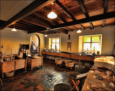 #Victorian laundry room  Shared by www.activeappliances.com Castle Laundry Room, Victorian Laundry Room, Victorian Laundry, Victorian Style Interior, House Laundry Room, Laundry Makeover, Castle Ideas, Drying Room, Upstairs Downstairs