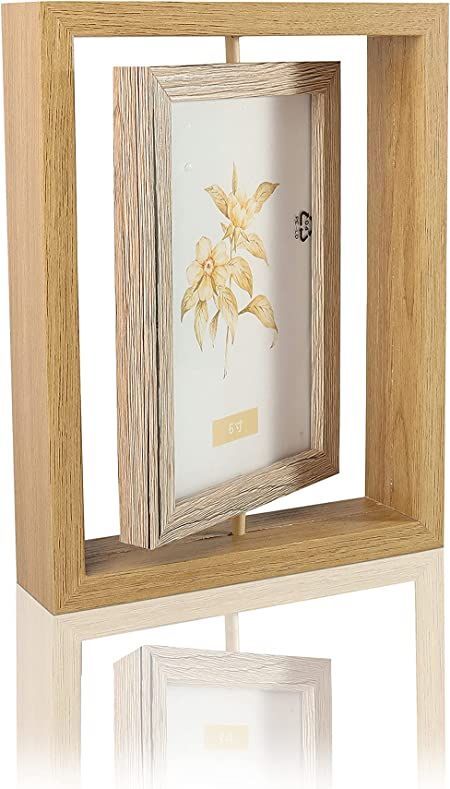 Double Sided Picture Frame, Standing Picture Frame, Plexiglass Window, Multi Picture Frames, Double Photo Frame, Double Photo, Double Picture, Picture Frame Decor, Wood Photo Frame