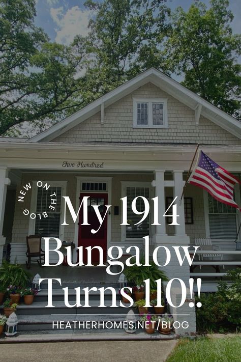 Owning a historic, 110-year-old home is an honor of a lifetime and with that privilege, also comes responsibility.  This year I'm tackling some repairs to do my part in making sure my home will last the next 100 years. Character Home Renovation, 1910 House Renovation, 1910 Home Remodel, 100 Year Old House Renovation Ideas, 100 Year Old Home Renovation, 1920s Bungalow Exterior, 1920 Home Remodel, Bungalow Homes Exterior, 1940s House Interior