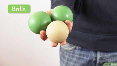 How to Juggle: 7 Steps (with Pictures) - wikiHow Circus Tricks, Easy Starters, How To Juggle, Party Hacks, Health Technology, Hobbies And Interests, Juggling, Useful Life Hacks, Circus