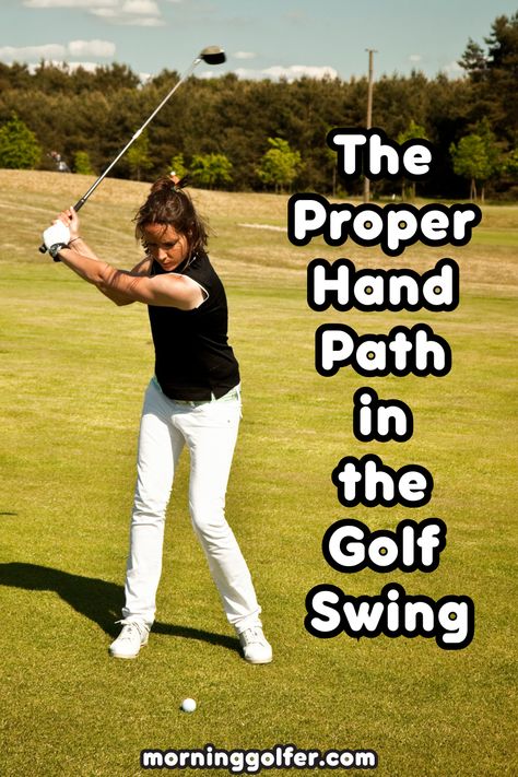 Most golfers don’t realize that a proper hand path is the key to a better downswing. In here, i will guide you how to start correctly using proper hand path in the golf swing. Follow me to learn how to become a better golfer! #golfswing #golfswingtips #golfswings #golftipsswings #golftraining #golflessons Golf Downswing, Golf Training, Golf Lessons, Golf Tips, Golf Swing, Golfers, To Learn, To Start, Follow Me