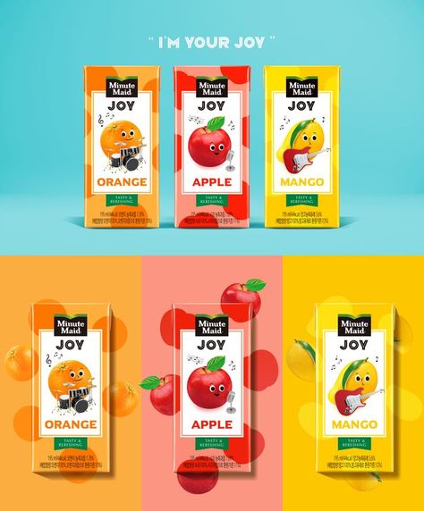 Kids Juice Packaging, Mango Packaging, Juice For Kids, Japanese Candy Snacks, Kids Packaging, Apple Snacks, Kids Juice, Juice Packaging, Minute Maid