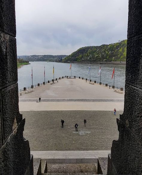 At the famous Deutsches Eck (German Corner) where the Rhine and Moselle rivers converge. 🇩🇪   #travels #spring #deutscheseck #germancorner #koblenz #germany Koblenz Germany, Family Heritage, Places Around The World, Beautiful Places, Germany, Quick Saves, Mainz, Rheinland