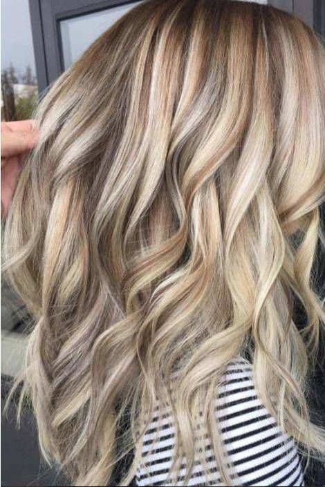 Blonde Hair Color With Lowlights Blonde Balayage With Caramel Lowlights, Beautiful Blonde Hair, Cool Blonde Hair, Balayage Blonde, Brown Blonde Hair, Hair Color And Cut, Front Lace Wigs Human Hair, Brown To Blonde, Hair Envy