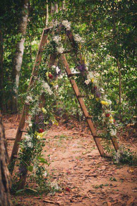 Rustic Wedding Arch, Ladder Wedding, Metal Ladder, Wedding Arch Rustic, Old Ladder, Wedding Arch, Wedding Backdrop, Rustic Wedding, Wedding Ceremony