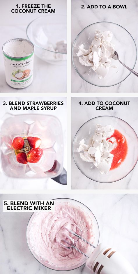 Healthy Strawberries And Cream, Dairy Free Yogurt Parfait, Dairy Free Strawberry Dessert, Dairy Free Parfait, Healthy Strawberry Dessert, Healthy Parfait Recipes, Healthy Parfait, Strawberry Soup, Bariatric Meals