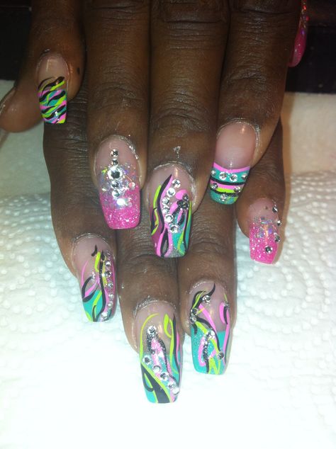 Medium Length, Nail Designs, Nails, Hair, Beauty