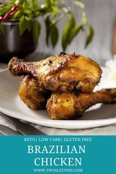 Brazilian Chicken | Air Fryer Brazilian Chicken | Air Fried Brazilian Chicken | Brazilian Tempero Baino Chicken | Brazilian Food | Brazilian Recipes | Air Fryer Chicken | Air Fried Chicken | Air Fryer Recipes | Keto Recipes | Low Carb Recipes | Gluten Free Recipes | TwoSleevers | #twosleevers #brazilian #chicken #airfried #keto #lowcarb Air Fryer Chicken Leg Recipe, Grilled Pineapple Recipe, Brazilian Chicken, Air Fryer Recipes Keto, Keto Recipes Low Carb, Keto Air Fryer, Chicken Keto, Chicken Leg Recipes, Low Carb High Protein