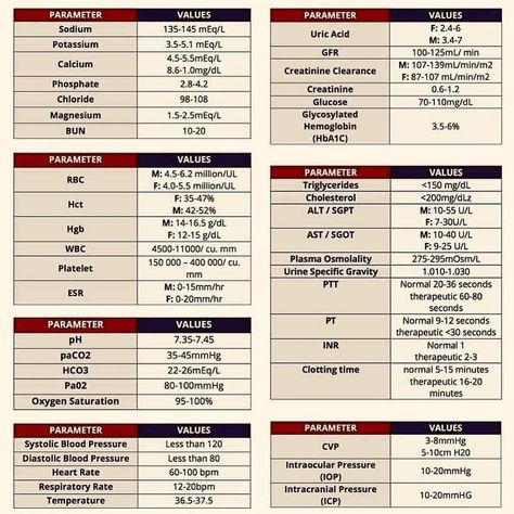 Medical Doctors Worldwide on Instagram: “Table of normal lab values” Normal Lab Values Nursing, Normal Lab Values, Nclex Notes, Medical Lab Technician, Nursing Cheat Sheet, Medical Laboratory Technician, Nursing Cheat, Normal Values, Blood Work