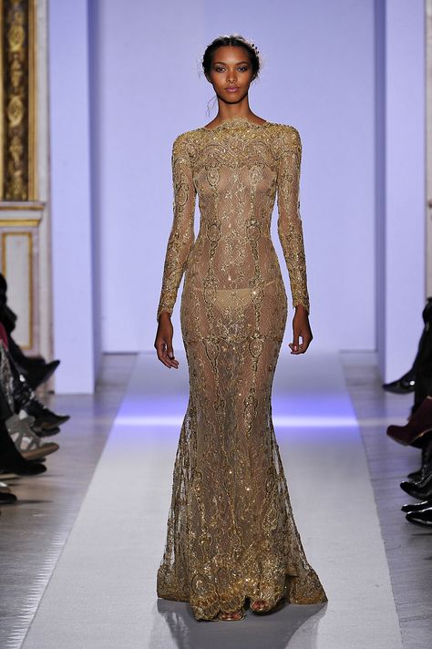 Zuhair Murad See Thru Gown, Prom Dresses Long Sparkly, Dress Zuhair Murad, Prom Dresses Long Fitted, Prom Dresses Gold, Formal Dresses Long Elegant, Prom Dresses Tight, Kardashian Dresses, Zuhair Murad Dresses