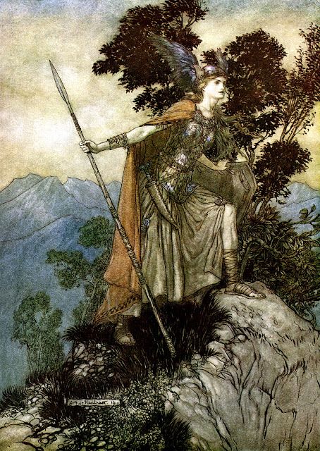 ART & ARTISTS: Arthur Rackham – part 4 Arthur Rackham Fairies, Fairytale Art Illustration, Arthur Rackham Illustrations, Fantasy Woods, Nordic Illustration, Ride Of The Valkyries, Fairy Tale Art, Prince Arthur, Jude Duarte