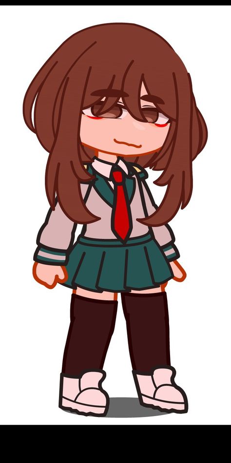 Gacha Mha Oc, My Hero Academia Gacha Life, Gacha Club Anime Characters, Gacha Club Mha Characters, My Hero Academia Gacha Club, Mha Gacha Club, Gacha Life Backgrounds, Mha Uraraka, Mha Gacha