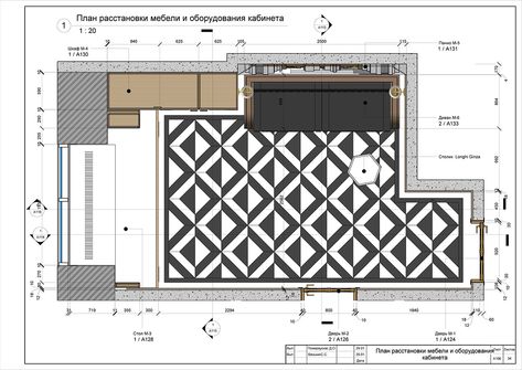 Gatsby-style cabinet interior design on Behance Modern Marble Inlay Floor Design, Inlay Designs Pattern, Lobby Flooring Design, Flooring Pattern Design Tiles, Floor Inlay Design Patterns, Interior Details Drawing, Flooring Design Pattern, Floor Inlay Design, Modern Marble Floor